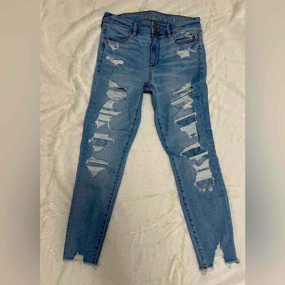 Real Good
AE Next Level Patched Jegging Size 10 Regular